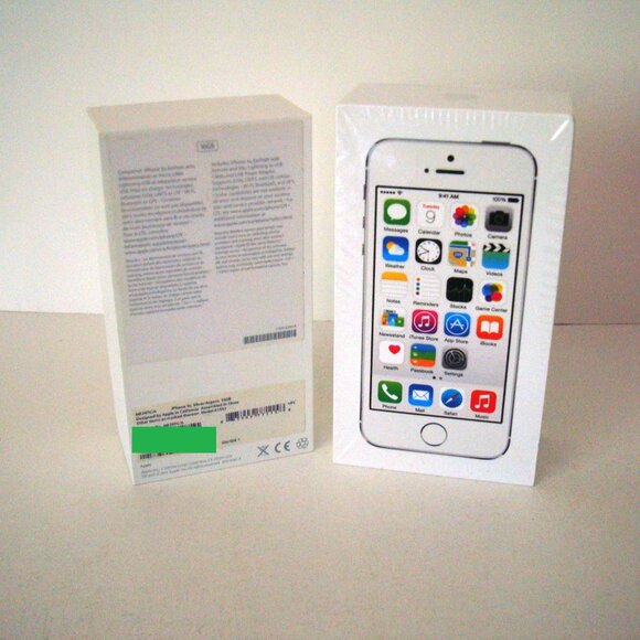 2/$10* iPhone 5S EMPTY BOX White Box Silver 16GB EMPTY BOX ONLY No Phone Incl. - Picture 4 of 10